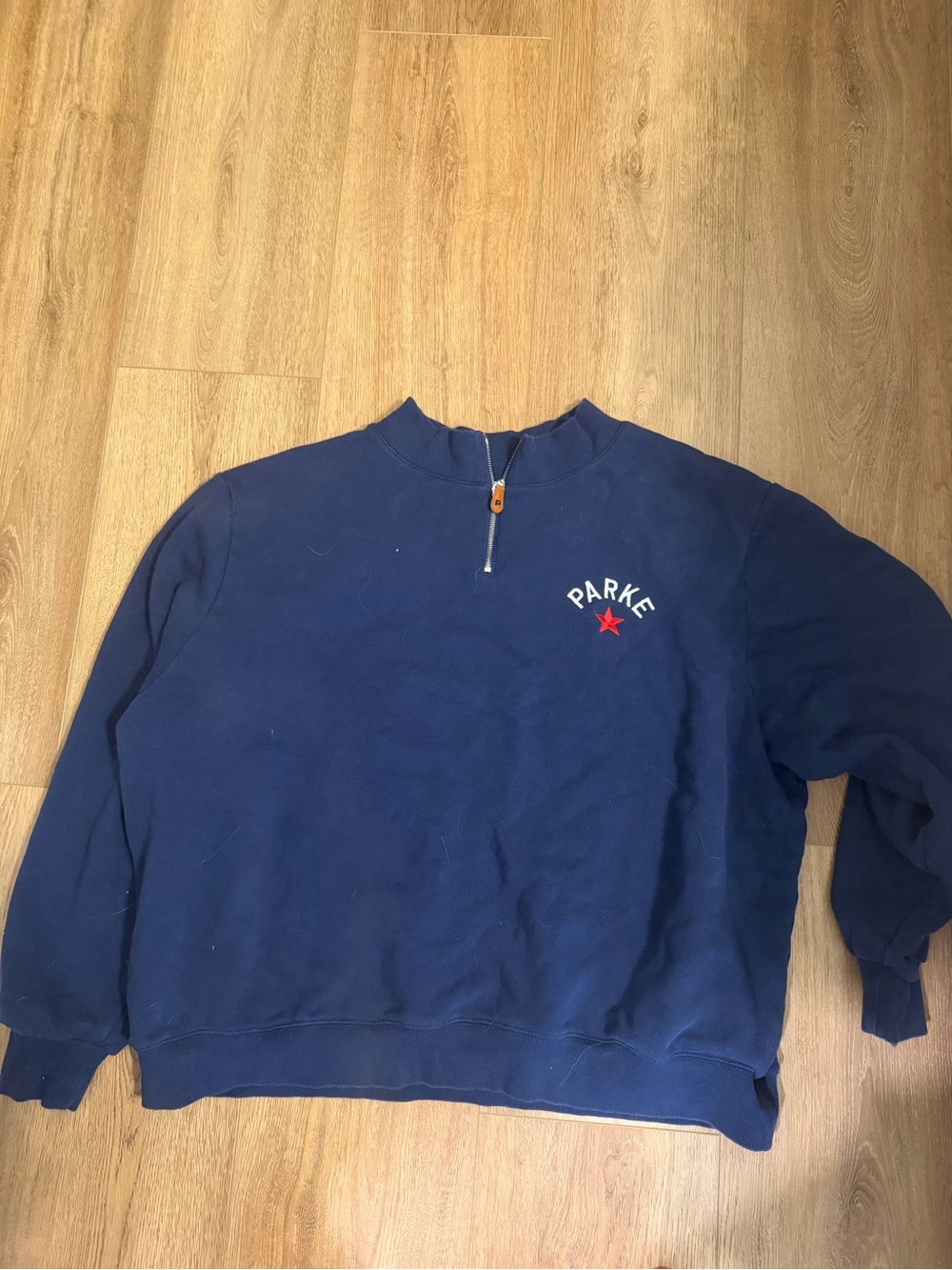 Parke Navy Quarter Zip